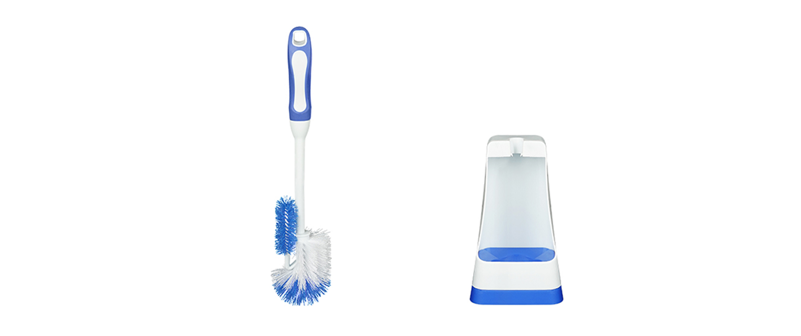 Hard Bristle Double-sided Toilet Brush details